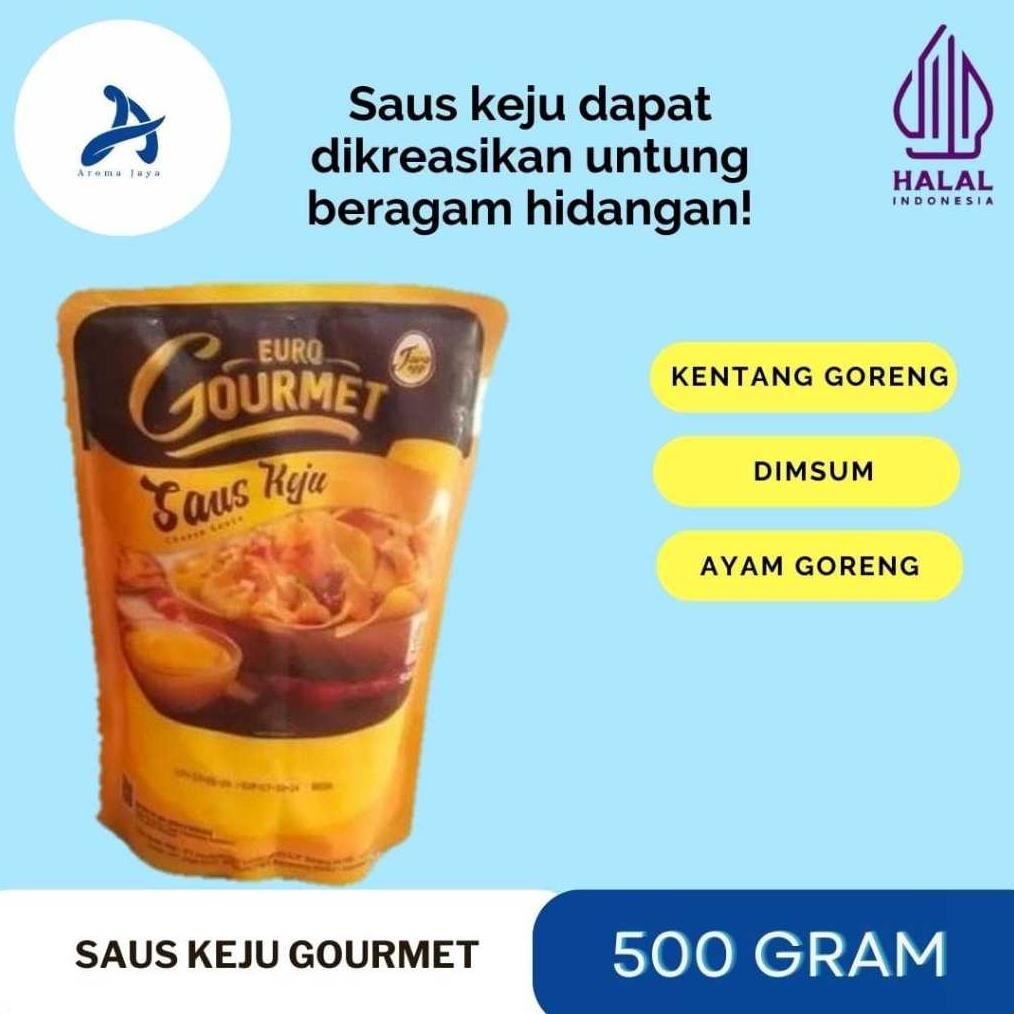 

EURO GOURMET SAUS KEJU 500 GR CHEESE SAUCE GORMET Nugi