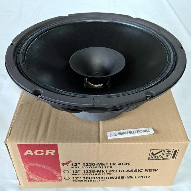 Speaker 12 inch Fullrange ACR 1230 Black