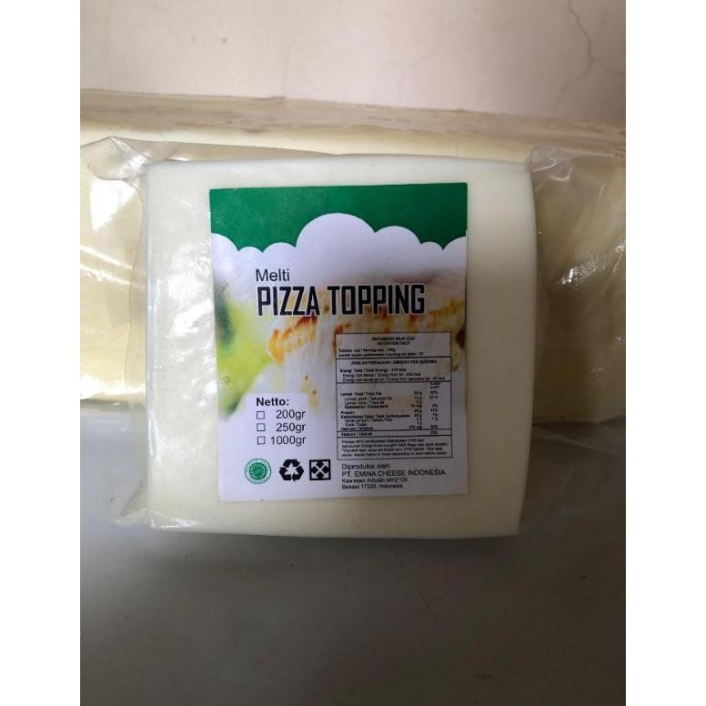 

Keju Mozzarella Melti Pizza Topping Halal 250gr Nugi