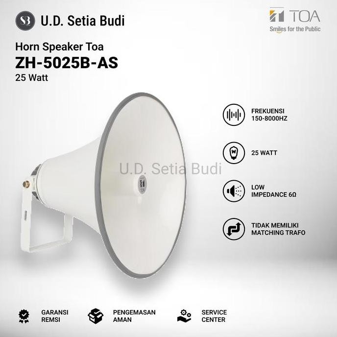 TOA Horn Speaker ZH 5025B Corong Speaker 25 Watt