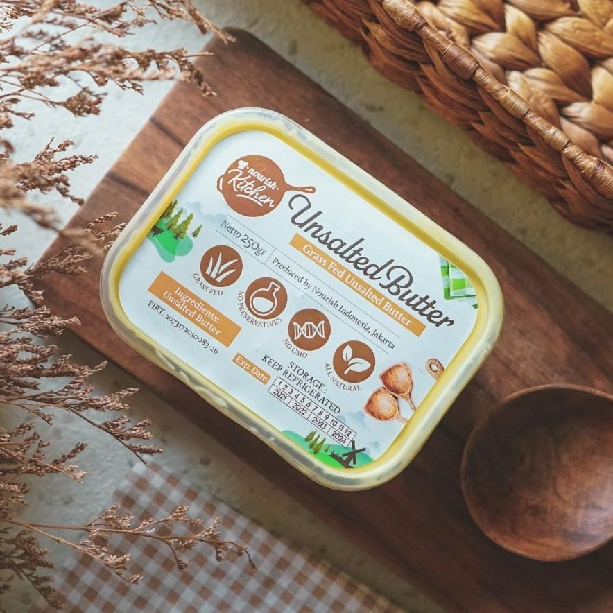 

Unsalted Butter Grass-Fed 250gr Halal Non-GMO Nugi