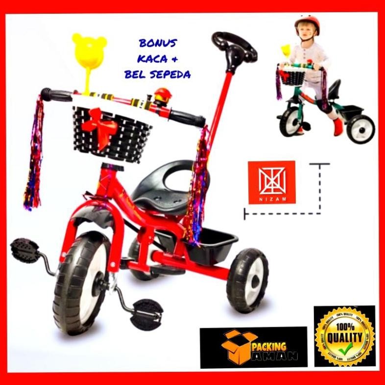 Terlaris Sepeda Roda 3 Anak Sepeda Roda Tiga Mainan Anak 1 - 4 Tahun