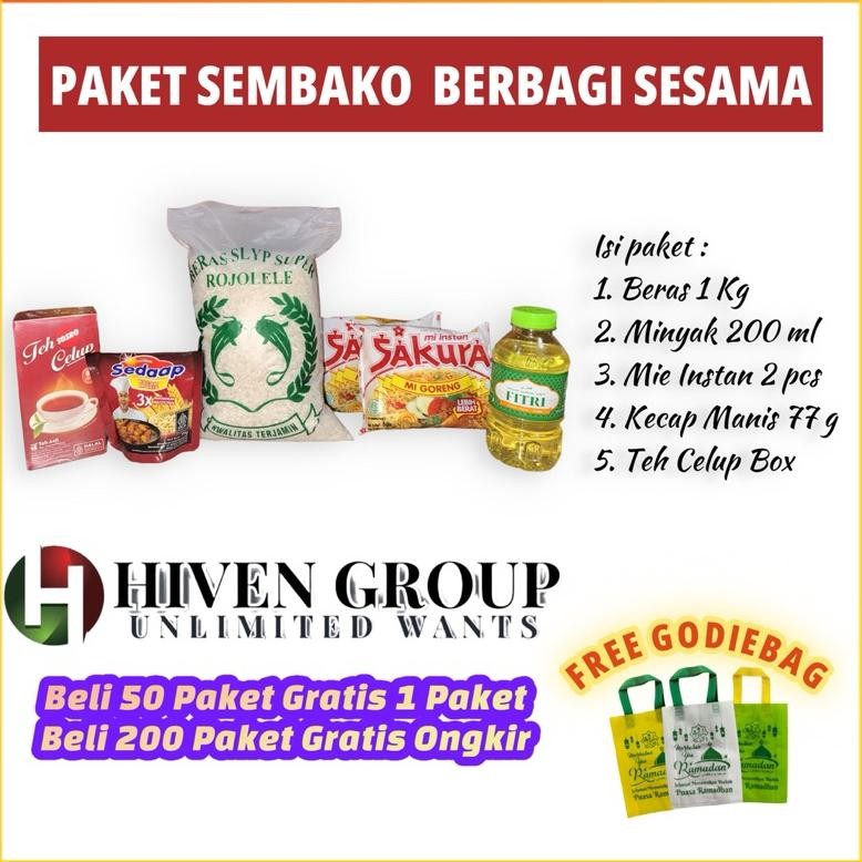

PAKET SEMBAKO BERBAGI SESAMA Nugi