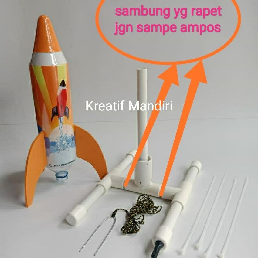 Roket Air + Alat Peluncur - Mainan Edukasi