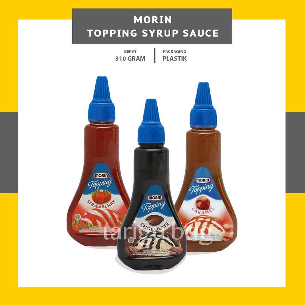 

SAUS SIRUP TOPPING MORIN 310GR - SAUCE SYRUP CHOCOLATE STRAWBERRY CARAMEL - SIROP COKLAT KARAMEL Nugi