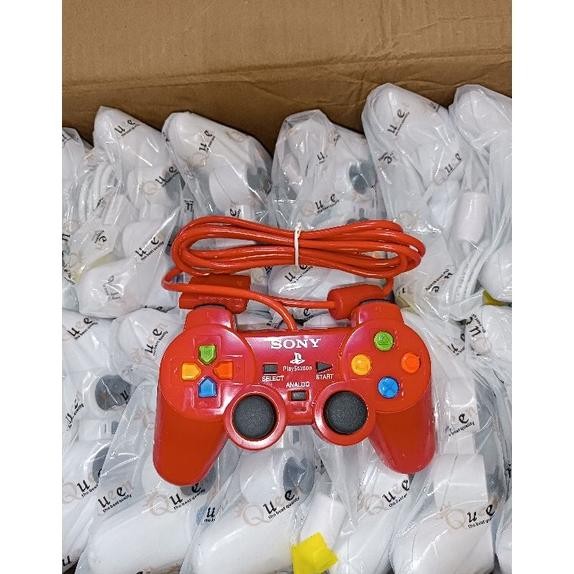 stik ps2 original merah /stik ori pabrik ps2