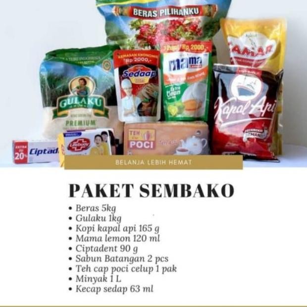 

PAKET SEMBAKO MURAH DAN HEMAT Nugi
