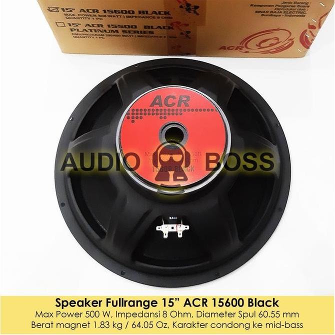 Speaker 15 inch ACR 15600 Black / Speaker 15" ACR 15600
