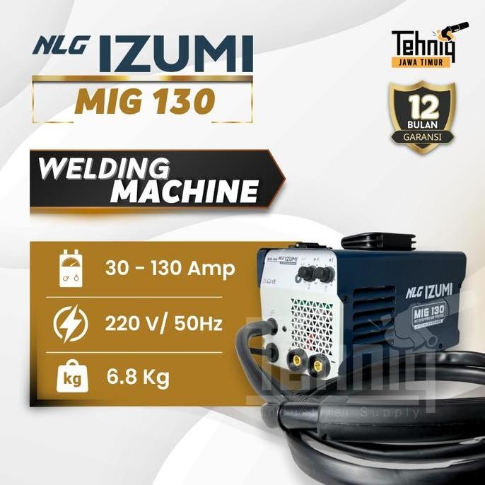 MESIN LAS MIG INVERTER WELDING TRAVO LAS IZUMI MIG 130