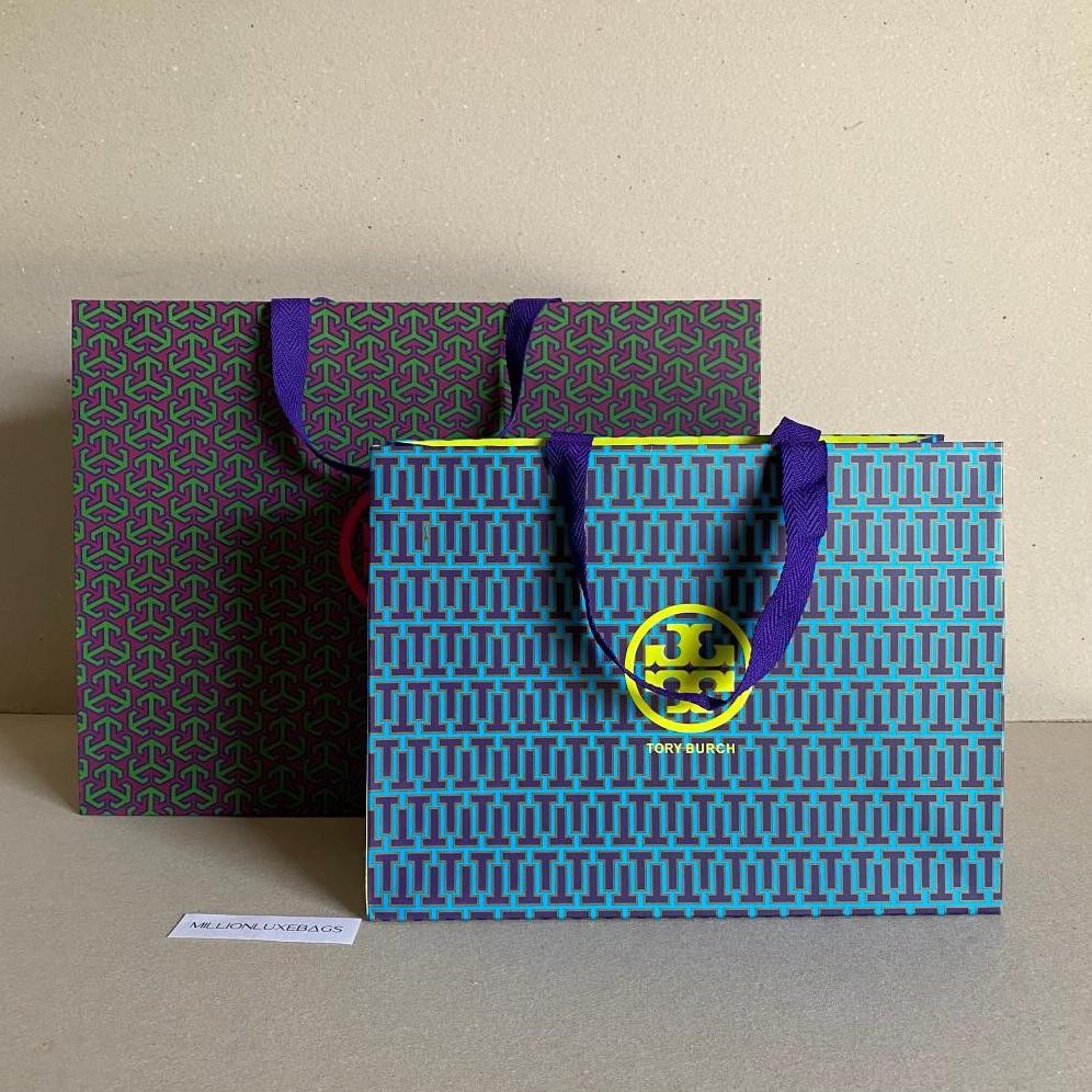 

Tory Burch Paperbag Embossed Logo Original Nugi