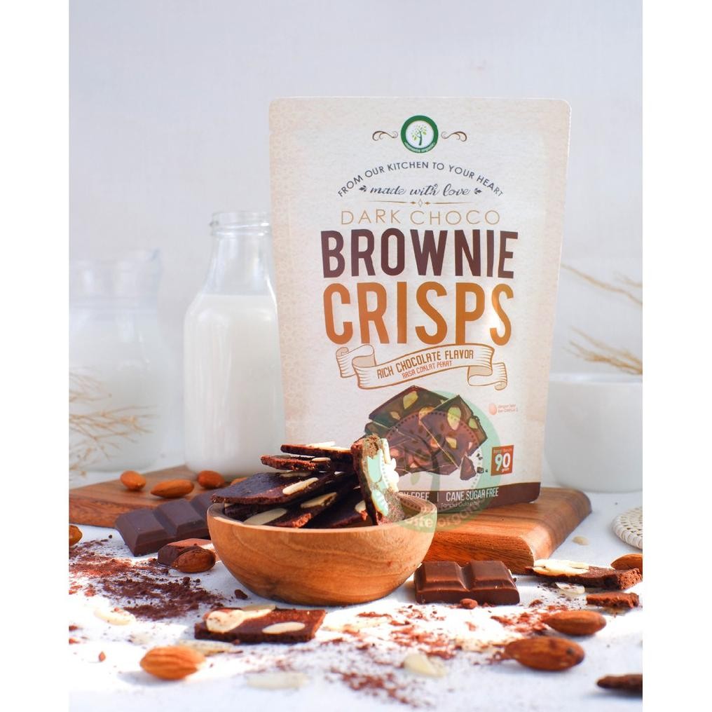 

DARK CHOCO BROWNIE CRISPS 90GR Nugi