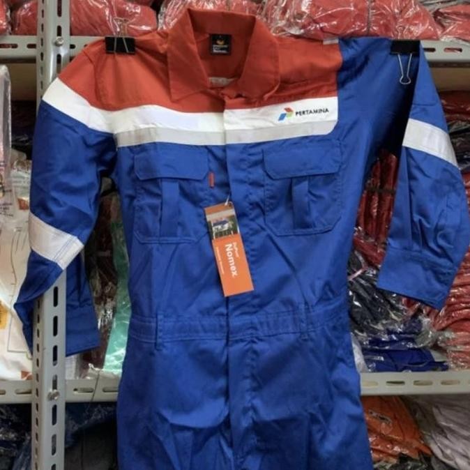 WEARPACK PERTAMINA NOMEX ORIGINAL / COVERALL NOMEX PERTAMINA