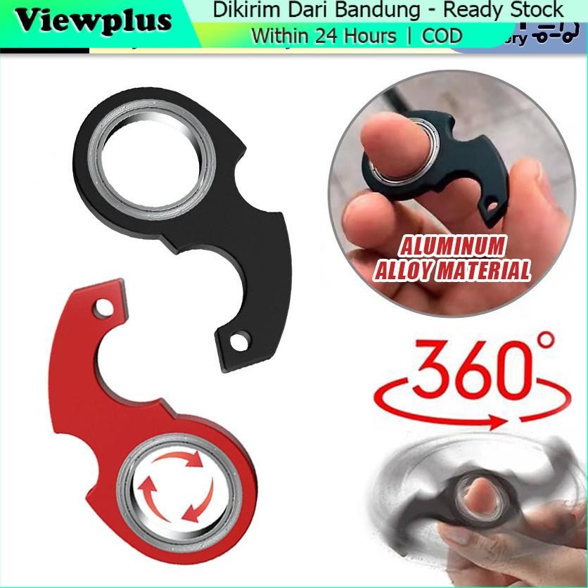 Keyrambit Keychain Fidget Spinner Mainan Gantungan Kunci Karambit || Spinning Keychain || Gantungan 