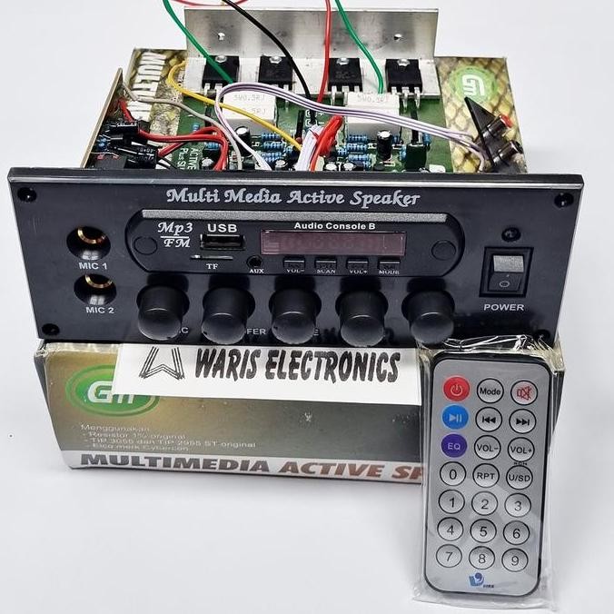 kit mesin speaker aktif USB MP3 amplifier stereo GM
