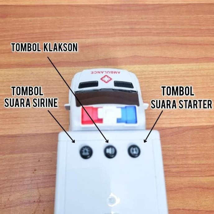 Mainan Mobil Ambulance Remote Control / Mainan Anak Mobil Ambulance RC