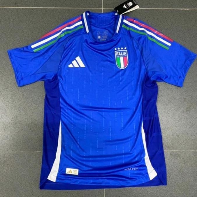 Jersey Bola Italy Home 24/25 Player Issue Import
