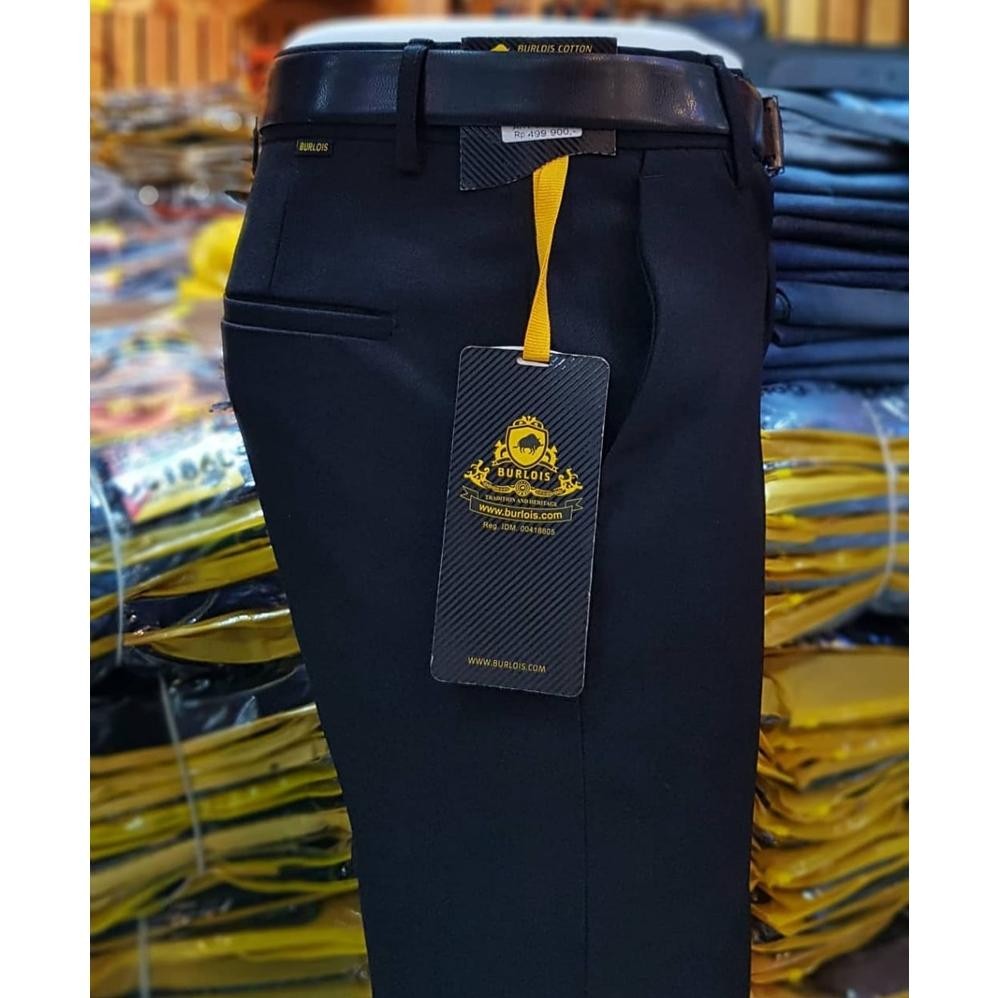 Kekinian Burlois Store Original Celana Panjang Slimfit Kantoran Original Burlois 