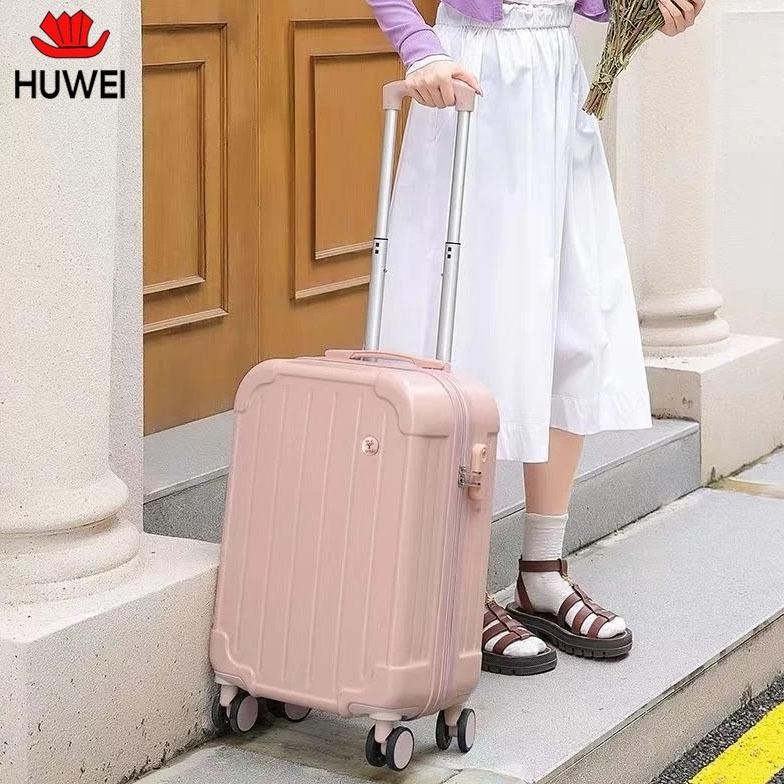 Terlaris HuweiA246 Kapasitas Besar 20/22/24 Inch President Mini Tas Perjalanan Abs Import