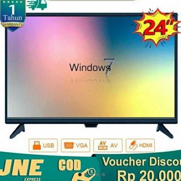 BEBAS ONGKIR - New LED Monitor 24 inch layar komputer Gaming Monitor (S24x) Murah