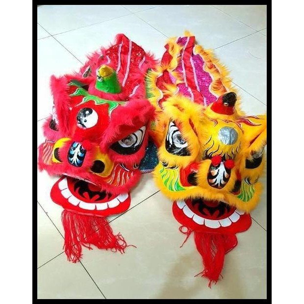 KEPALA BARONGSAI DEWASA DEKOR IMLEK PESTA BARONGSAI KOSTUM IMLEK