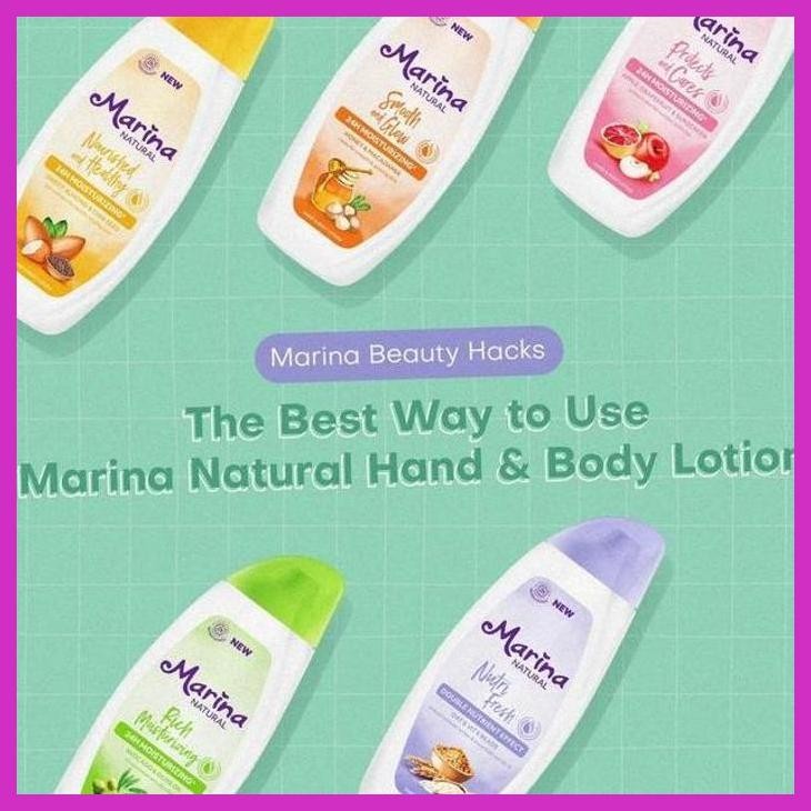 DISCOUNT MARINA HAND & BODY LOTION 190 ML - BODY LOTION PREMIUM  QUALITY FASHION ANAK & BAYI