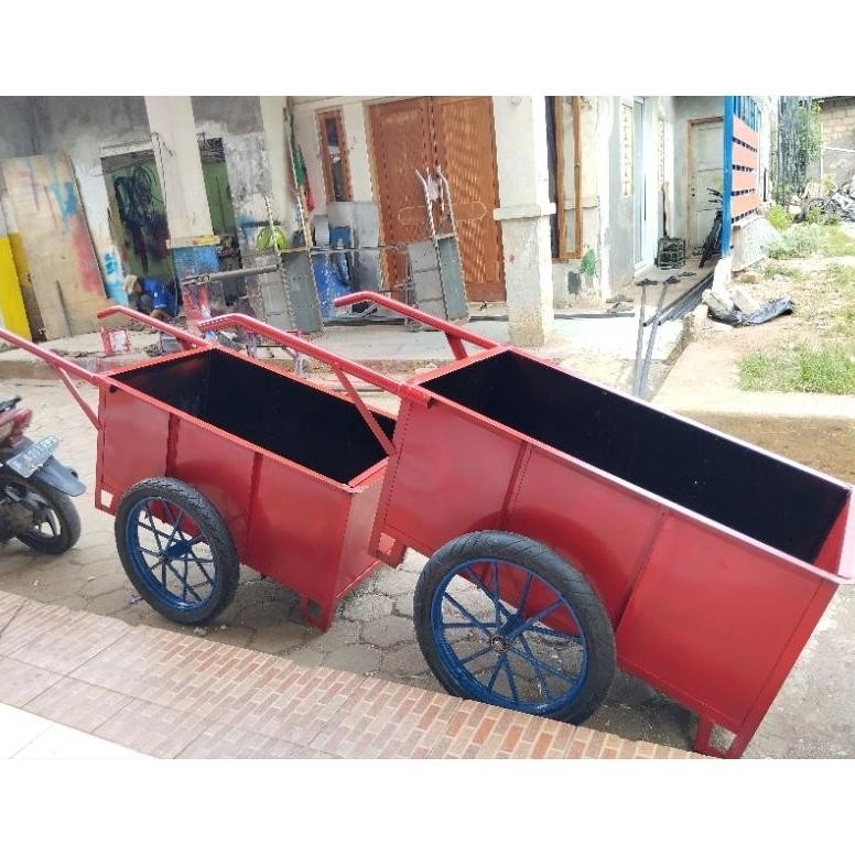Terlaris Gerobak Besi Gerobak Pasir Gerobak Material Gerobak Sampah