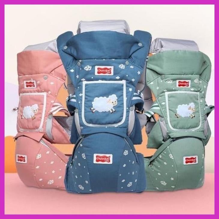 PROMO DIALOGUE BABY HIPSEAT AND CARRIER 10IN1 BABY SHEEP SERIES - DGG4317 PREMIUM  QUALITY FASHION A