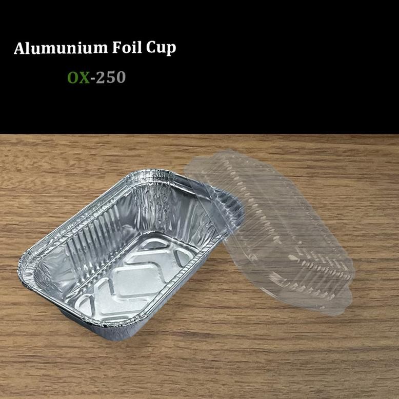 Bisa Cod Alumunium Foil Tray Cup Ox250 Mentai Bolu Mini Macaroni Schotel Klapertart Brownies Spaghet