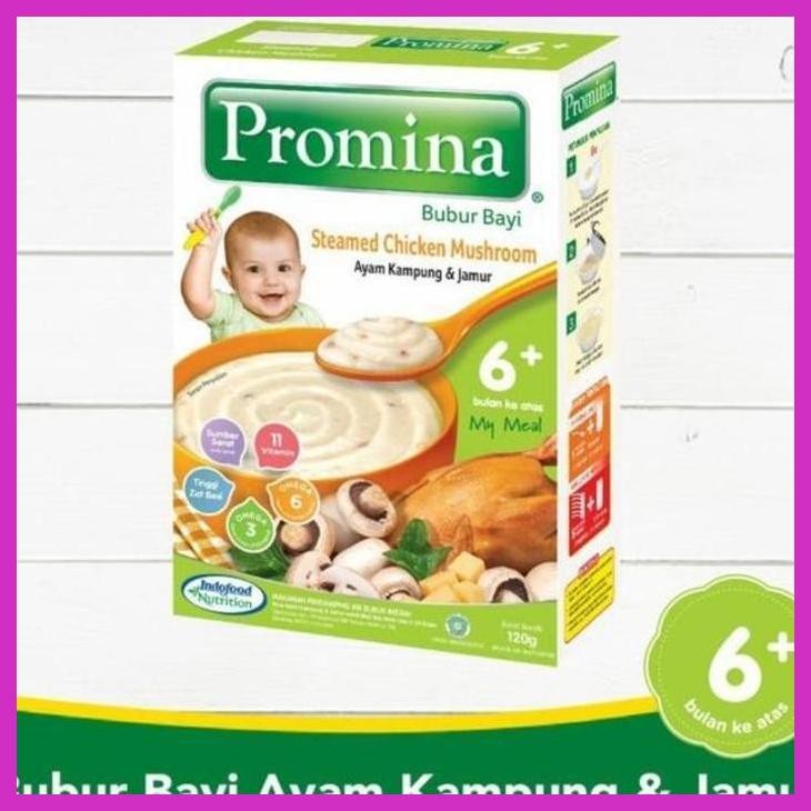DISCOUNT PROMINA BUBUR BAYI 6+ BULAN 120GR/MAKANAN BAYI/MPASI BAYI/BUBUR INSTAN PREMIUM  QUALITY FAS