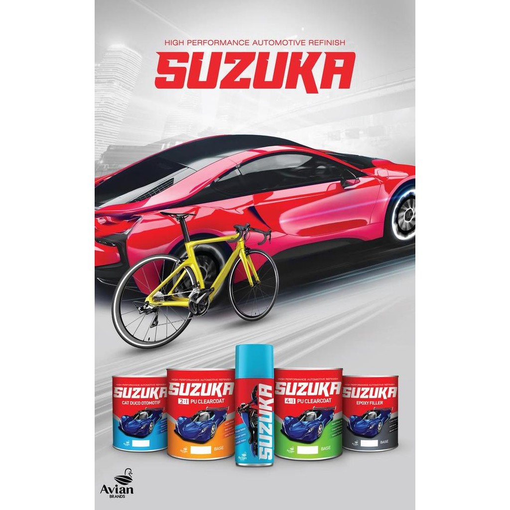 Suzuka Spray Tembaga / Solid / Metallic / Candytone - 300 CC