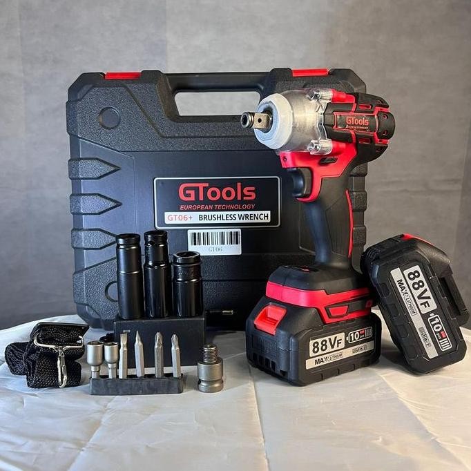 promo impact wrench GTOOLS EROPA GT06 facelift 88v mesin pembuka baut