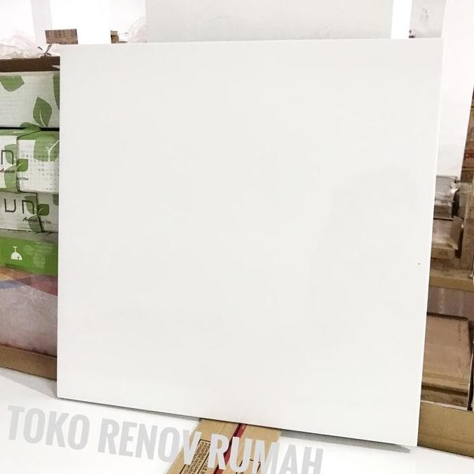 Keramik 50x50 putih (glossy)/ keramik putih 50x50/keramik lantai putih