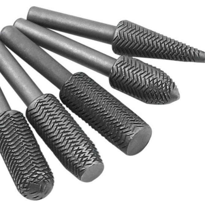 mata bor kikir/rotari kikir besi HSS miling power rotary