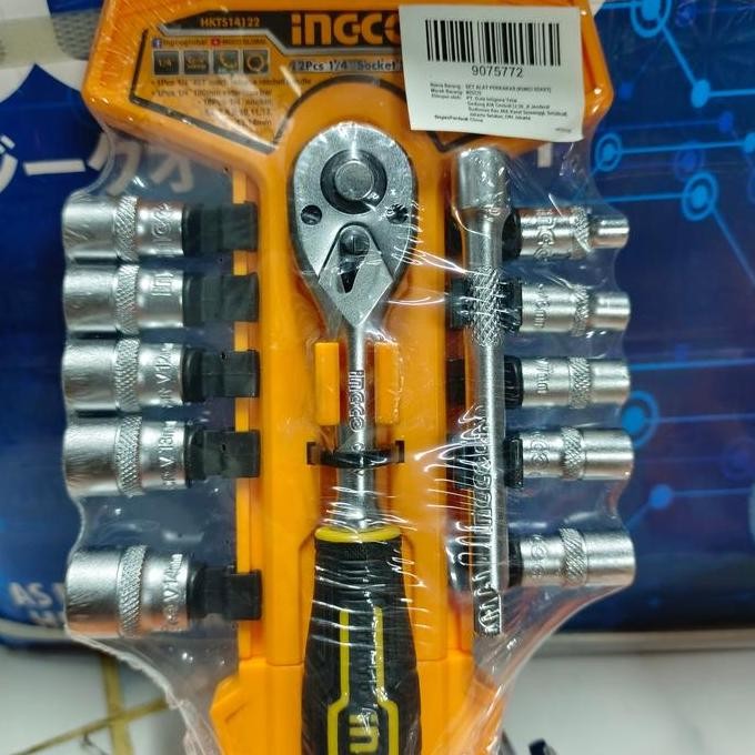 ingco kunci sok sock socket set " 5-14 hkts 14122