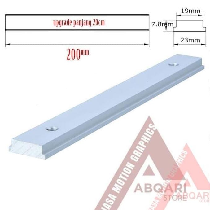 t track slider / table saw runner / sled / T slot miter slider Bar