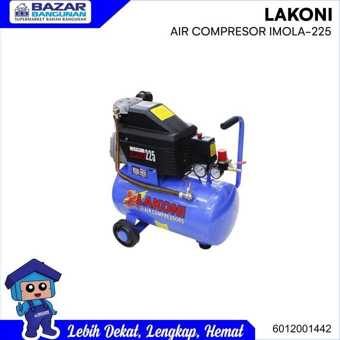 Lakoni - Kompresor / Compressor Listrik Angin Udara Imola 225 2 Hp 2Hp