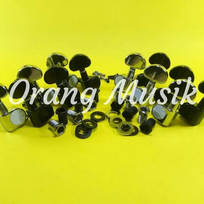 Original Dryer Grover Tuning Set - Alat Setel Gitar Akustik & Elektrik Besi Lengkap