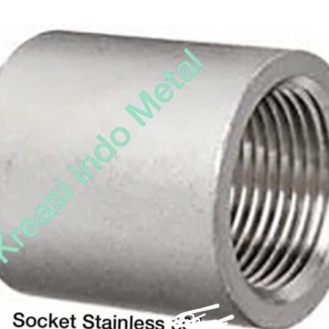 Socket 1 inch / sock npt #3000 / 6000 Npt SS316 stainless 316 coupling