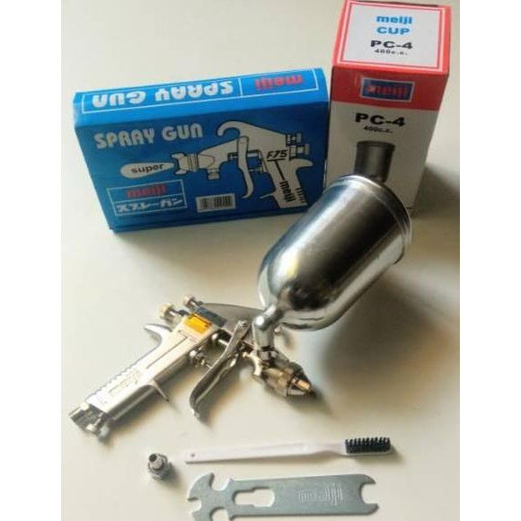 MEIJI Spray Gun Tabung Atas F75 / F-75 SPRAY GUN MEIJI F75 TABUNG ATAS TAIWAN - MEIJI F 75 - SPRAYGU