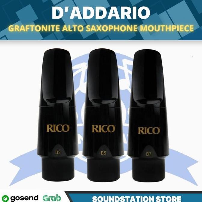RICO GRAFTONITE ALTO SAXOPHONE MOUTHPIECE ORIGINAL ASLI ORIGINAL DAN TERPERCAYA