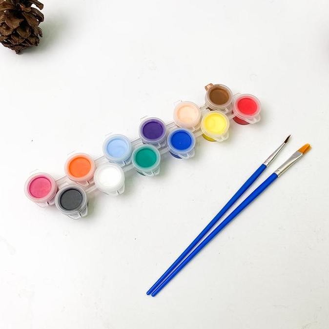 

DIY PAINT KIT ONE SET CANVAS BOARD - SET 20 X 20CM CANVAS LUKIS GAMBAR