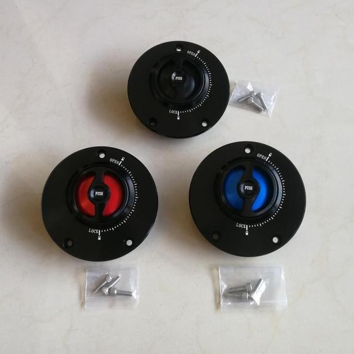 Fuel Cap Tutup Tangki Racing ER6N ER-6N & ER6F ER-6F 2009-16 Full CNC