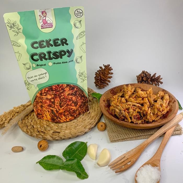 

New 100GR KERIPIK CEKER AYAM CRISPY PEDAS DAUN JERUK DAN ORIGINAL KRIUK RENYAH GURIH JAJANAN CEMILAN