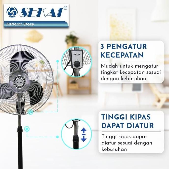 PROMO KIPAS ANGIN 3 IN 1 SEKAI IST 1851 IST1851 KIPAS ANGIN Terlaris