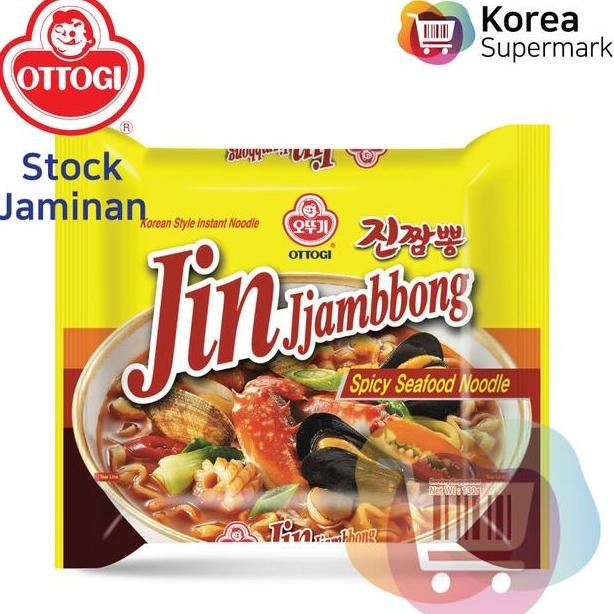 

Ottogi Jin Jjambbong Ramen 130Gmi Ramen Rasa Seafood Korea