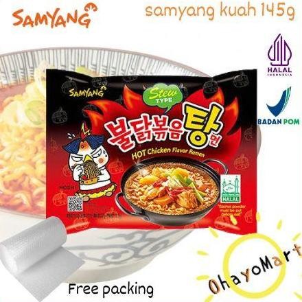 

Samyang Stew Type Buldak Hot Chien Flavor Ramen Samyang Mi N Kuah Rasa Ayam Pedas Sachet 145G
