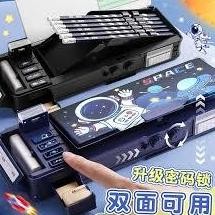 

Ew-98 Tempat Pensil Multifungsi Motif Unicorn / Dinosaurus / Astronot Untuk Anak Tk/Kotak Pensil Pola Kartun Lapisan Ganda Tunggal Dengan Rautan Kapasitas Ew-98