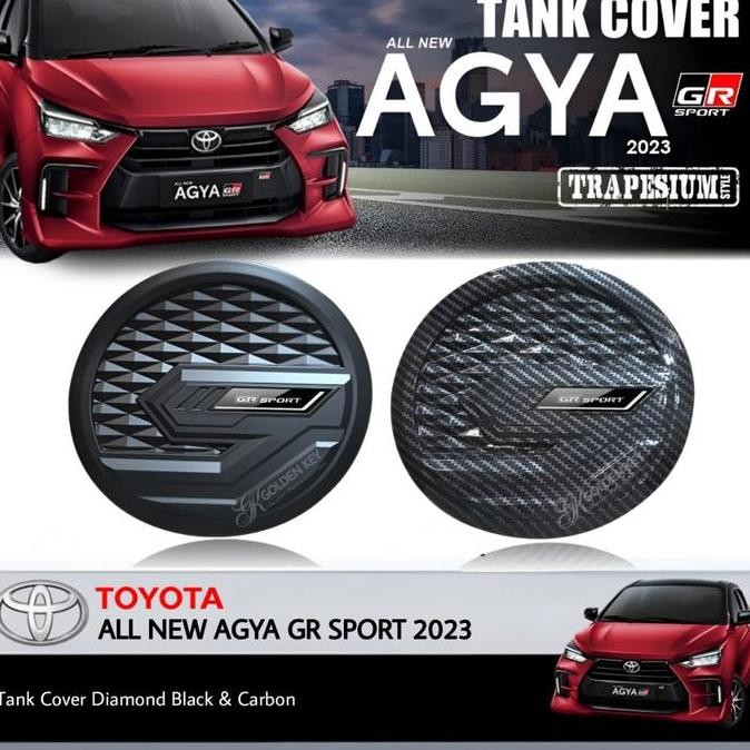 Diskon Paket Outer Handle Tank Cover Agya Ayla Gr Sport 2023 2024 2025 Carbon Hitam Doff Aksesoris V