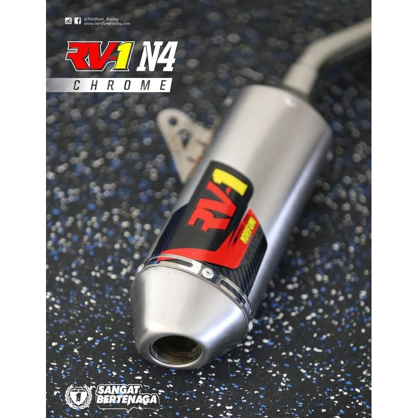 KNALPOT NORIFUMI RV1 NF N4 TERSEDIA BUAT KLX 150 DAN CRF 150 ORIGINAL