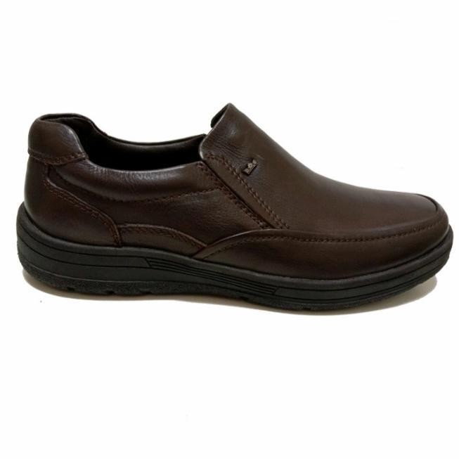 Rs Lr Larrie Sepatu Casual Pria Slip On Kulit Asli 951950-Pi1-33 Coffee